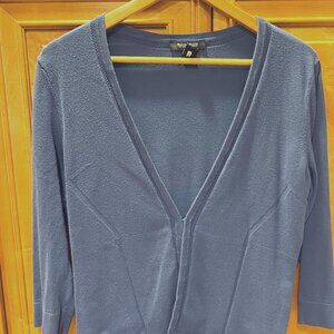 White House Black Market Blue Cardigan